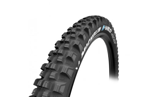 Cykeldäck Michelin E-WILD REAR bead 2 bead protek Gum-x3d 66-584 (27.5x2.60") Svart Vikbart