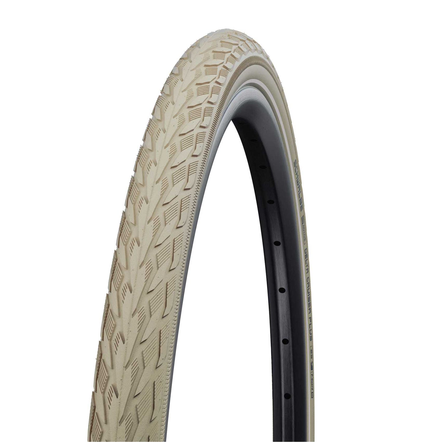 Cykeldäck Schwalbe Delta Cruiser Plus SBC PunctureGuard 37-622 (28x1.40") creme-reflex