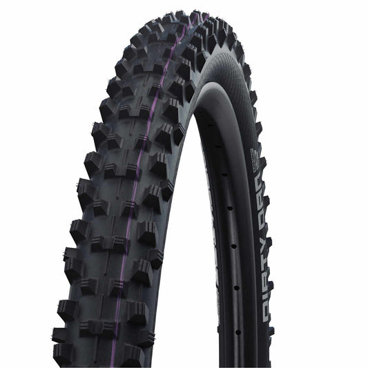 Cykeldäck Schwalbe Dirty Dan ADDIX Ultra Soft Super Downhill TLE 60-584 (27.5x2.35") Svart Vikbart
