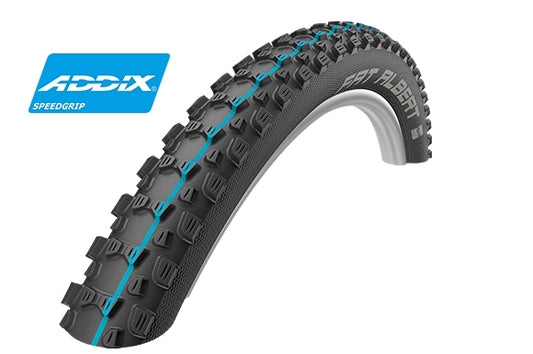 Cykeldäck Schwalbe Fat Albert Rear ADDIX SpeedGrip TLR 60-584 (27.5x2.35") Svart Vikbart