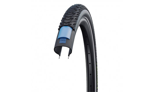 Cykeldäck Schwalbe Marathon E-Plus ADDIX E Smart DualGuard 47-622 (28x1.75") Svart/Reflex