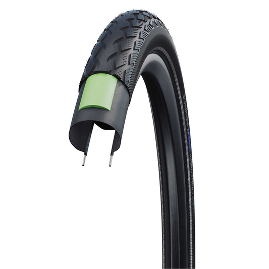 Cykeldäck Schwalbe Marathon Endurance GreenGuard 28-622 (28x1.10") Svart/Reflex
