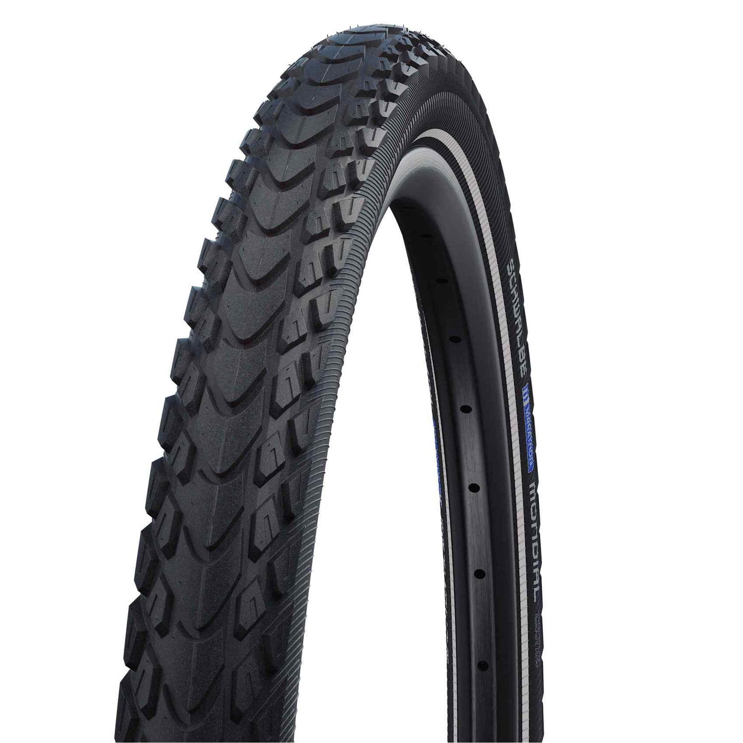 Cykeldäck Schwalbe Marathon Mondial TravelStar DD V-Guard 50-622 (28x2.00") Svart/Reflex Vikbart