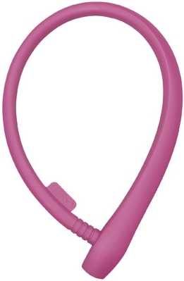Vajerlås Abus Grip-O-Cable silikonöverdrag 650 mm rosa
