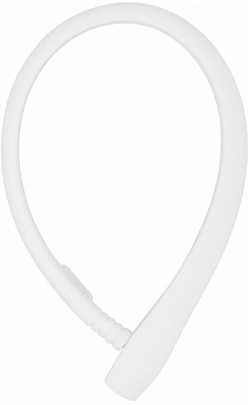 Vajerlås Abus Grip-O-Cable silikonöverdrag 650 mm vit