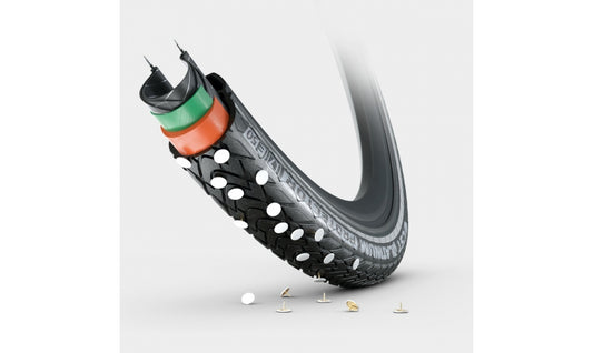 Cykeldäck CST Platinum Protector Dual EPS + LDP 47-622 (700 x 45C / 28 x 1.75) reflex svart/svart