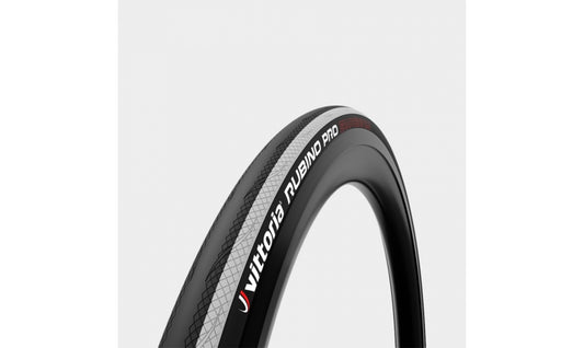 Cykeldäck Vittoria Rubino Pro G2 25-622 (700 x 25C / 28 x 1.00) vikbart vit svart/svart