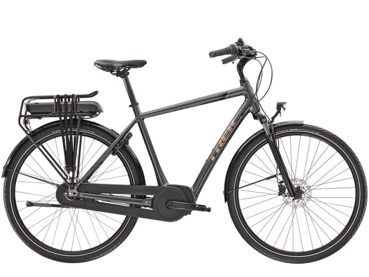 Elcykel Trek District+ 1 400Wh grå