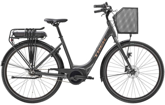 Elcykel Trek District+ 1C Lowstep 500Wh grå