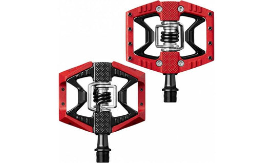 Cykelpedaler Crankbrothers Double Shot 3 röd/svart inkl. pedalklossar