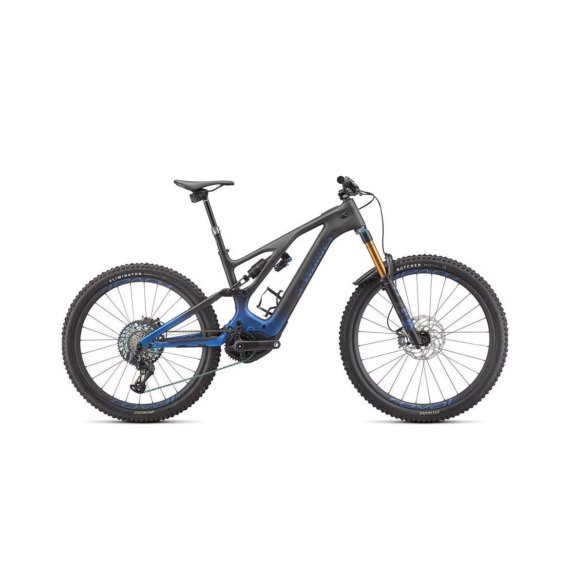 Elcykel Specialized Levo S-Works Carbon Blue Ghost Gravity Fade / Black / Light Silver