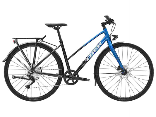 Hybridcykel Trek FX 3 Disc Equipped Stagger blå