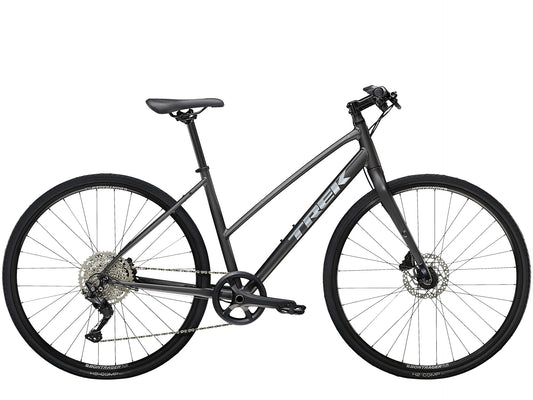 Hybridcykel Trek FX 3 Disc Stagger svart