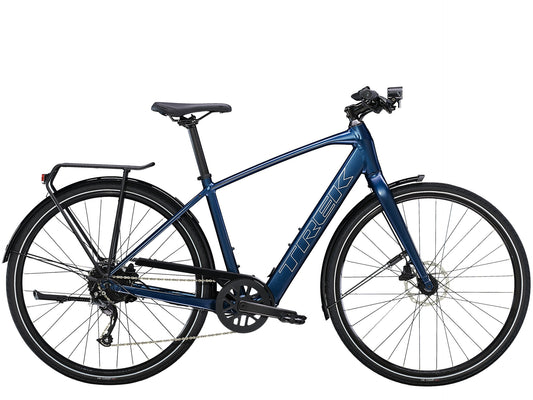 Elcykel Trek FX+ 2 mörkblå
