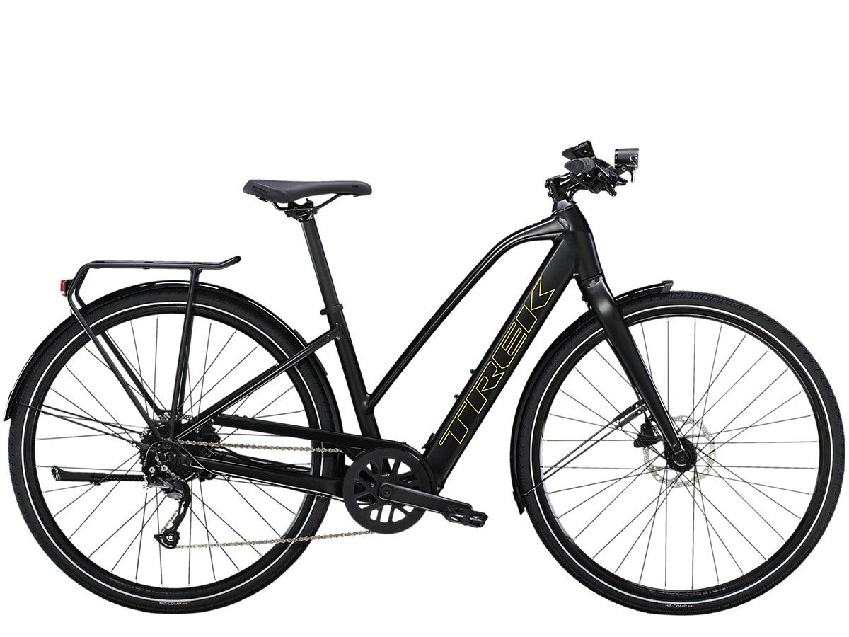 Elcykel Trek FX+ 2 Stagger Satin svart