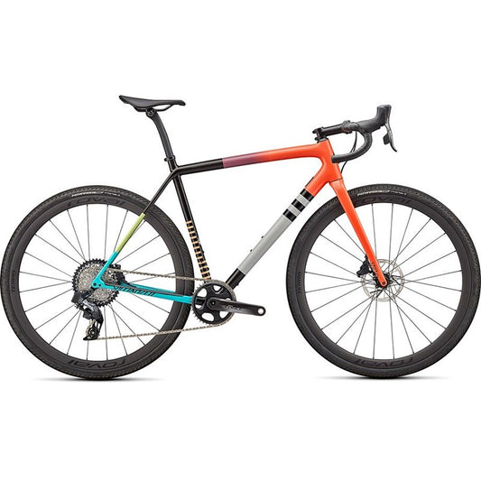 Gravelbike Specialized Crux Pro Gloss Coral Lilac Fade/Carbon 2022