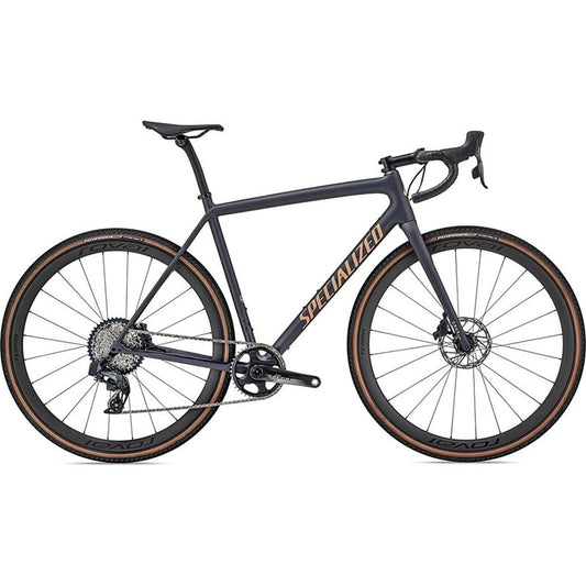 Gravelbike Specialized Crux Pro Gloss Satin Dusty Blue/Ice Papaya 2022