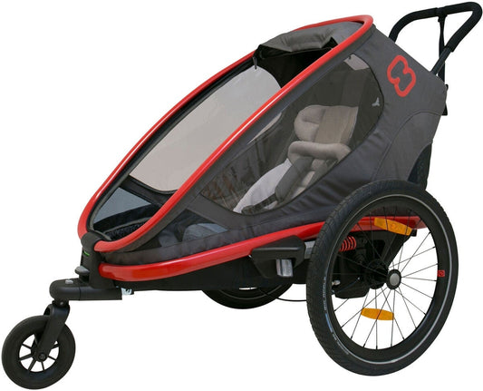 Cykelvagn Hamax Outback One 1 barn Grå/Röd