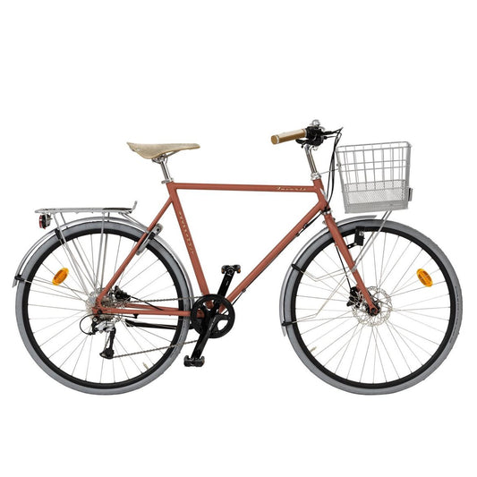Herrcykel Skeppshult Favorit Sport 9-växlar Bränd Jord Matt