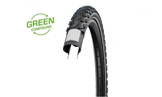 Däck Schwalbe Land Cruiser Plus Green PunctureGuard (55-622) black/black