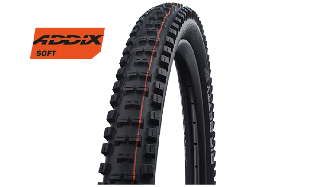 Cykeldäck Schwalbe Big Betty ADDIX Soft Super Ground 24x2.40" (62-507) black/black