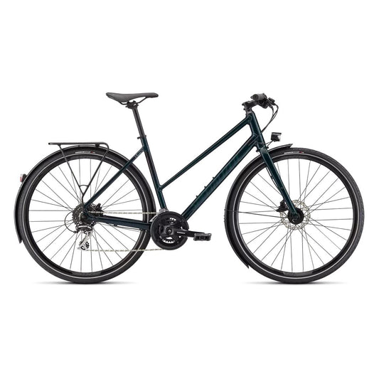 Hybridcykel Specialized Sirrus 2.0 EQ Step Through Forest Green/Black Reflective 2022