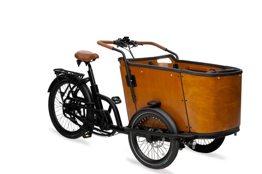 El-lådcykel Rawbike E-cargo rund