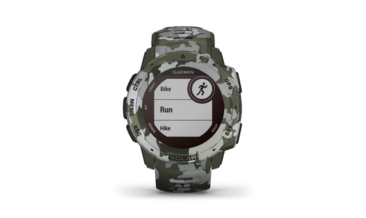 Träningsklocka Garmin Instinct Solar Edition Camo Lav