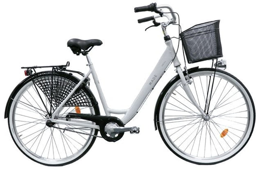 Damcykel Made Viola City 3-växlad 28" Vit