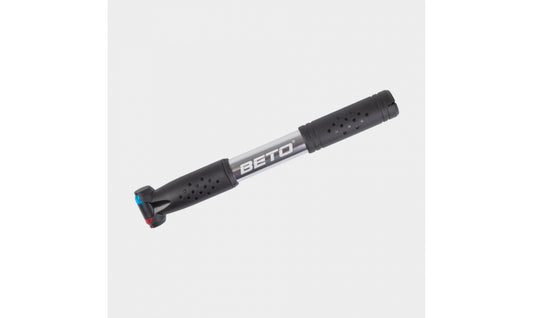 Minipump BETO Retract Med Extern Slang + Ramfäste silver