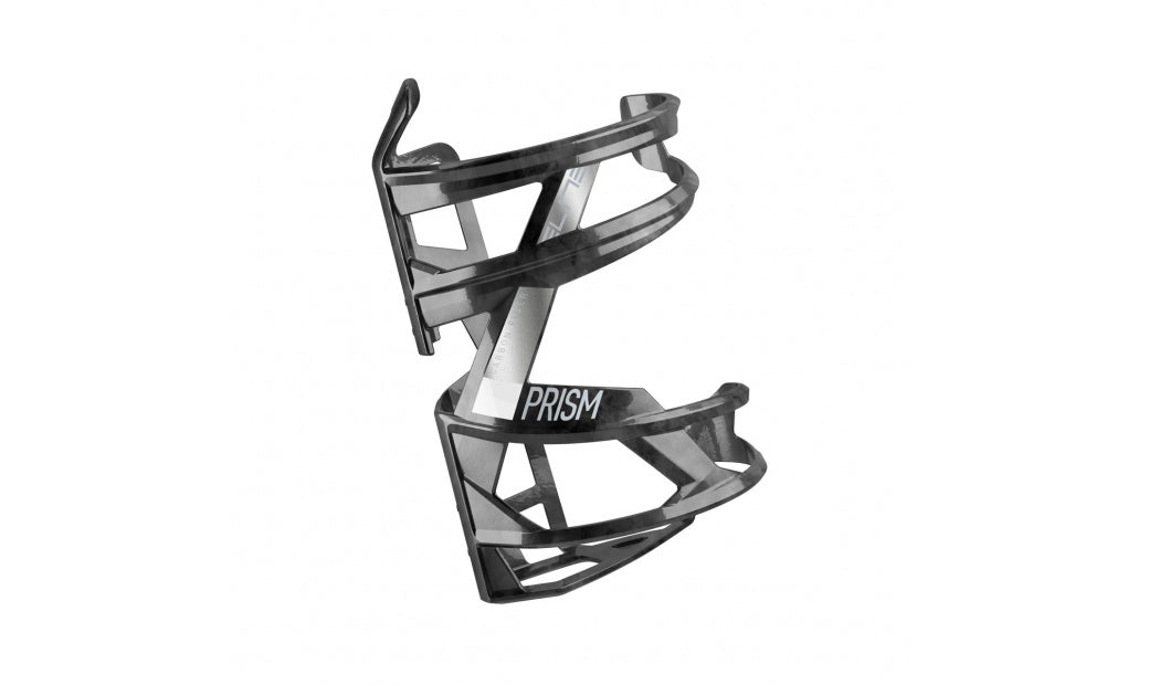 Flaskställ Elite Prism R Carbon Glossy svart/vit