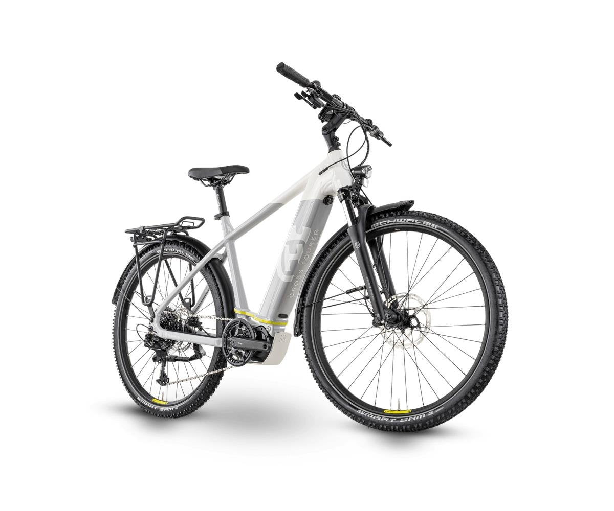 Elcykel Husqvarna Cross Tourer 1 Gent 27.5" vit/grå