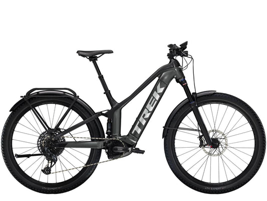 El MTB Trek Powerfly FS 9 Equipped Satin Lithium Grey/Trek Black