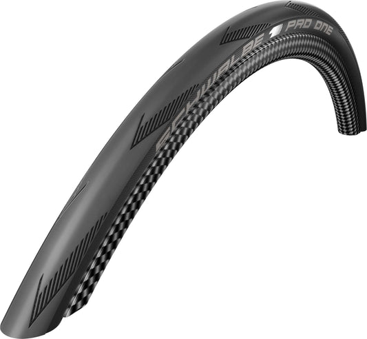 Cykeldäck Schwalbe Pro One Microskin TL-Easy Onestar 25-622 vikbart svart