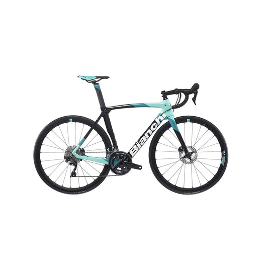 Racercykel Bianchi Oltre XR3 CV Disc Ultegra Di2 Svart/Celeste 2022