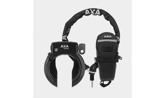 Ramlås AXA Defender + Ramlåskätting Plug-in AXA RLC 100 cm 5.5 mm + väska