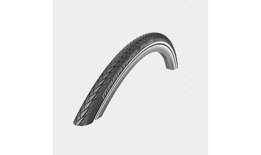 RullstolsCykeldäck Schwalbe Marathon Plus svart 'n' Roll SmartGuard 25-489 (22 x 1.00) reflex svart/svart