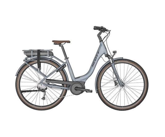 Elcykel Scott Unisex Sub Active eRIDE 20 Unisex Rack Dolphin Grey