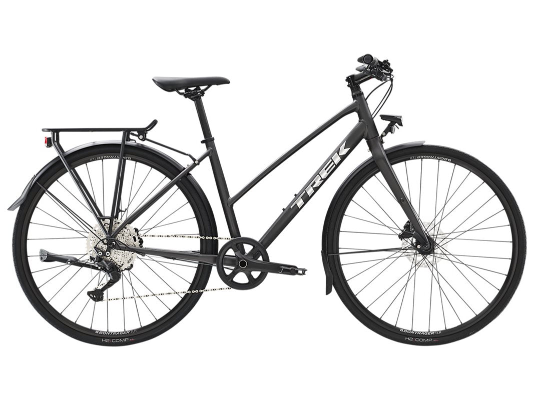 Hybridcykel Trek FX 3 Disc Equipped Stagger svart