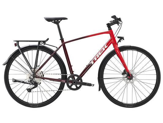 Hybridcykel Trek FX 3 Disc Equipped Stagger viper red