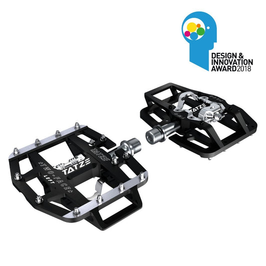 Pedaler Tatze Two-Face platform/SPD svart
