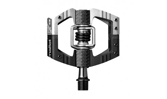 Cykelpedaler Crankbrothers Mallet E LS svart/silver