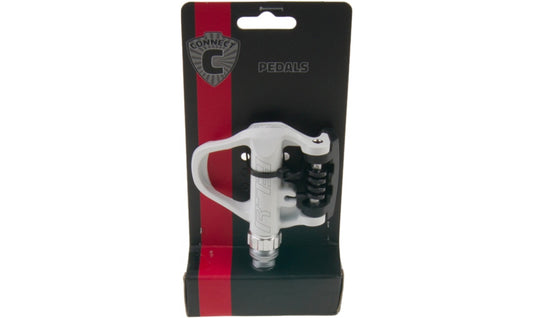 Cykelpedaler CONNECT clipless Vit/Svart