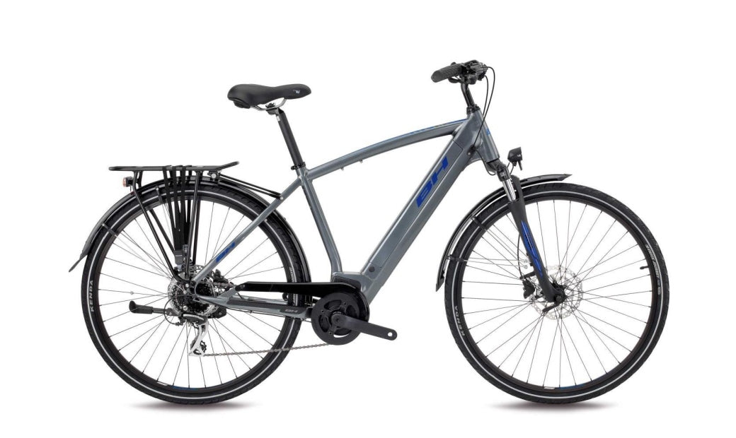 Elcykel BH Hybrid Atom City silver/blue/silver