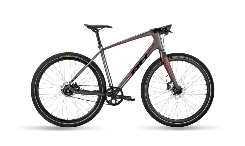 Racercykel BH Hybrid Silvertip Pro silver/black/red