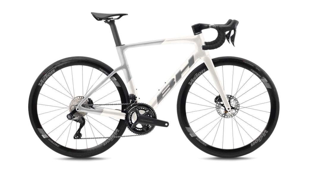 Racercykel BH Aero Rs1 4.5 white/silver/silver