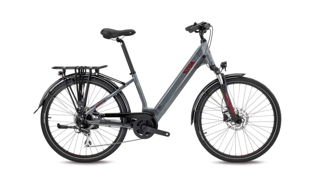 Elcykel BH Hybrid Atom Street silver/red/silver