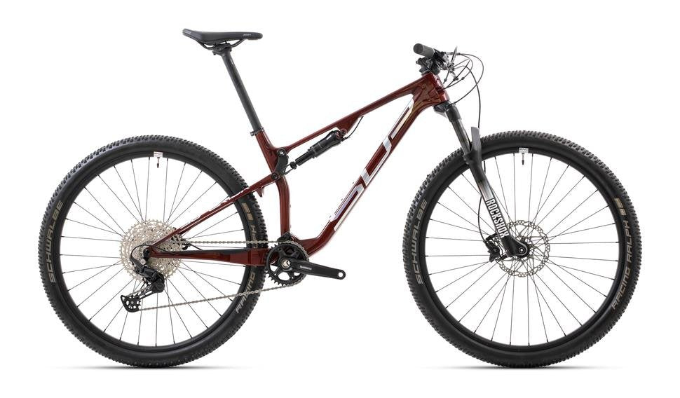 MTB Superior Heldämpad XF 929 RC gloss dark red