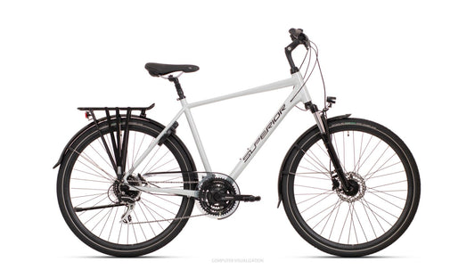 Hybridcykel Superior STK 400 white