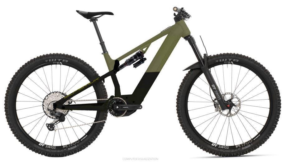 EL MTB Superior EXF 9049 B gloss olive matte black